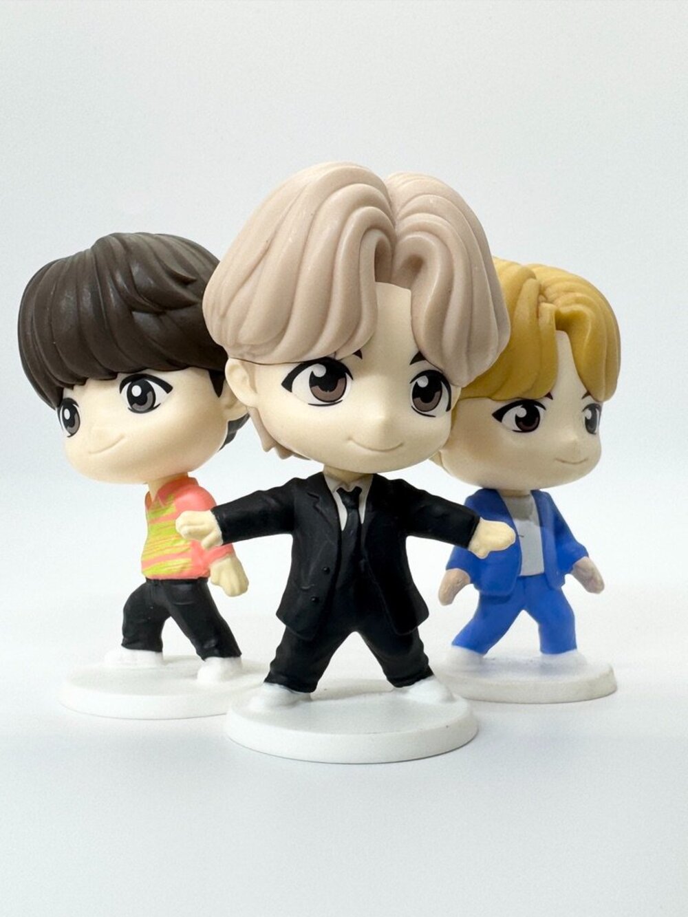 💜 JK + J-HOPE + SUGA Tiny Tan BTS McDonalds Happy Meal Figures Toys K-pop ARMY